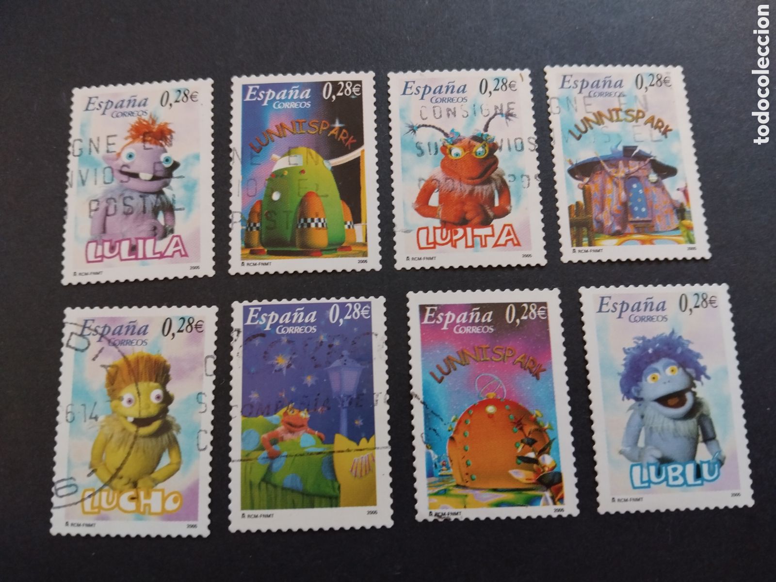 Sellos: Espa&ntilde;a. 2005. Para los ni&ntilde;os. Los Lunnis