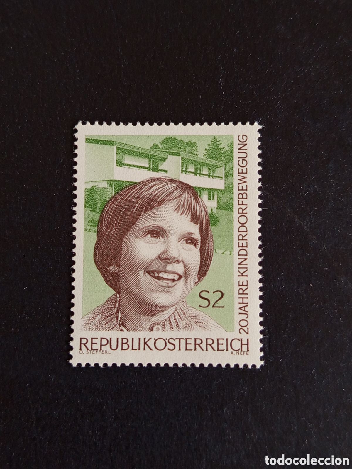 Sellos: AUSTRIA, 1969. Movimiento Aldeas infantiles. Yvert 1134. Ver fotos. Pedido m&iacute;nimo 3 &euro;.