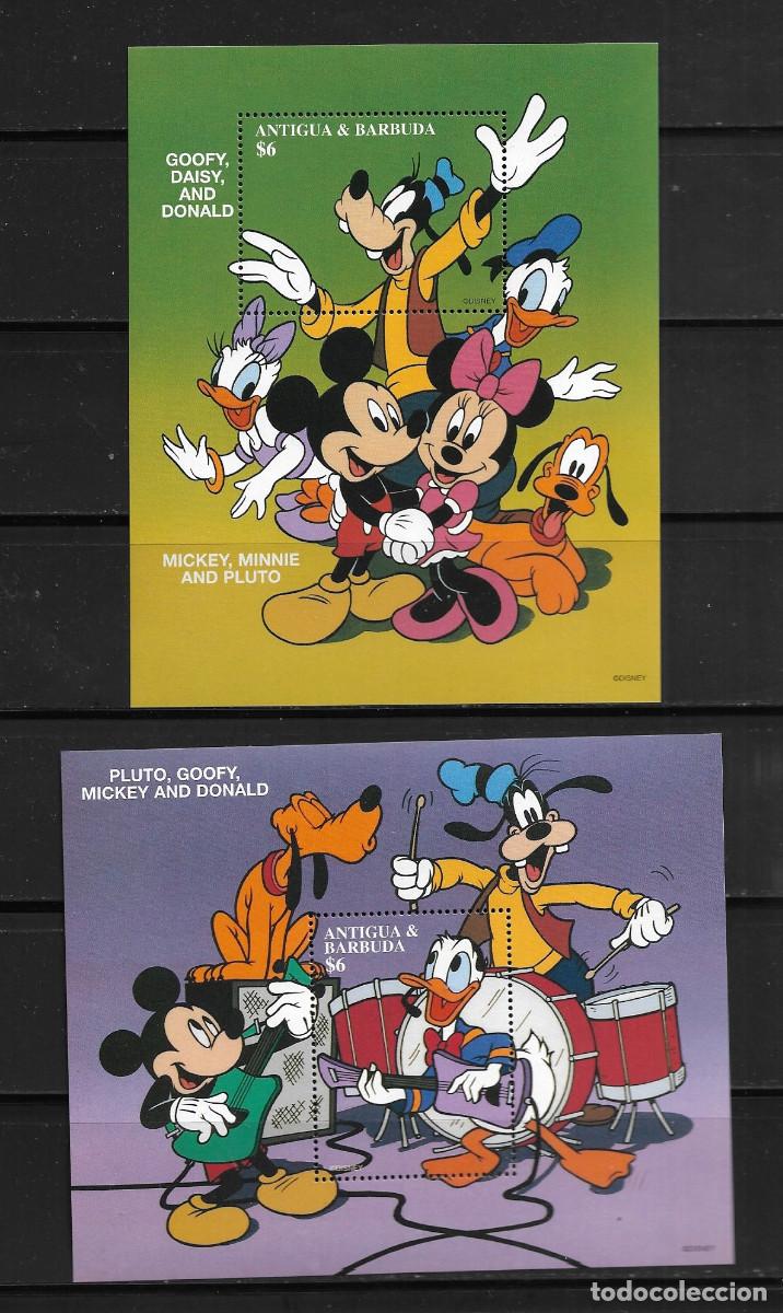 Sellos: ANTIGUA Y BARBUDA 1997, HOJAS BLOQUE - TEMA WALT DISNEY - . MNH.