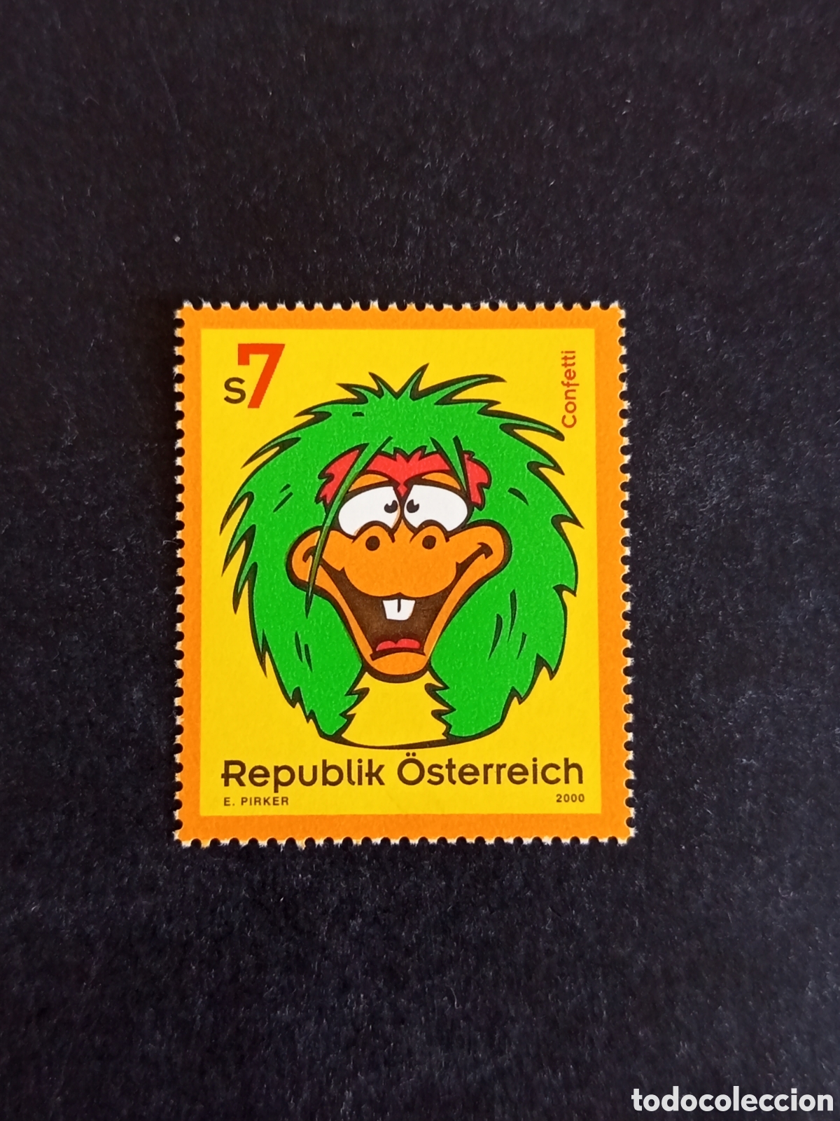 Sellos: AUSTRIA, 2000. TV para ni&ntilde;os. Personajes: Confetti. Pedido m&iacute;nimo 3 &euro;. Ver fotos. Sello sin circular