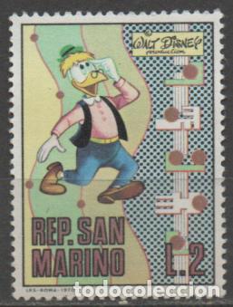 Sellos: SAN MARINO IVERT N&ordm; 770, EUGENIO, PERSONAJE DE DISNEY, NUEVO ***