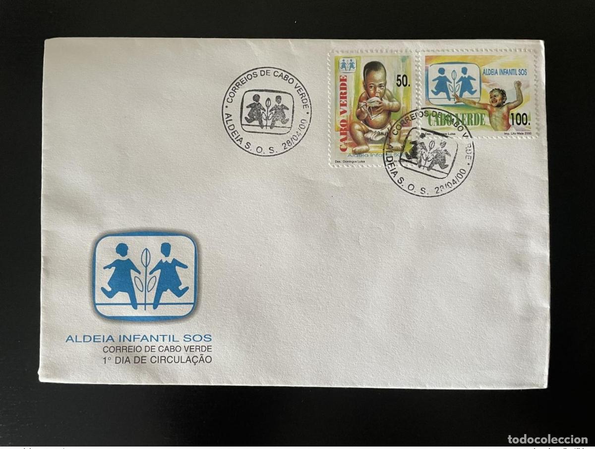 Sellos: Cabo Verde 2000 Mi. 771 - 772 FDC Aldeia Infantil SOS Aldeas Infantiles
