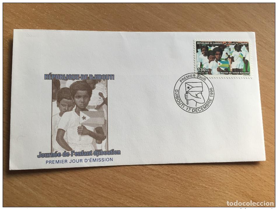 Sellos: Djibouti 1996 FDC D&iacute;a del Ni&ntilde;o de Kindertag Mi. 628 &iexcl;&iexcl;RARO!!