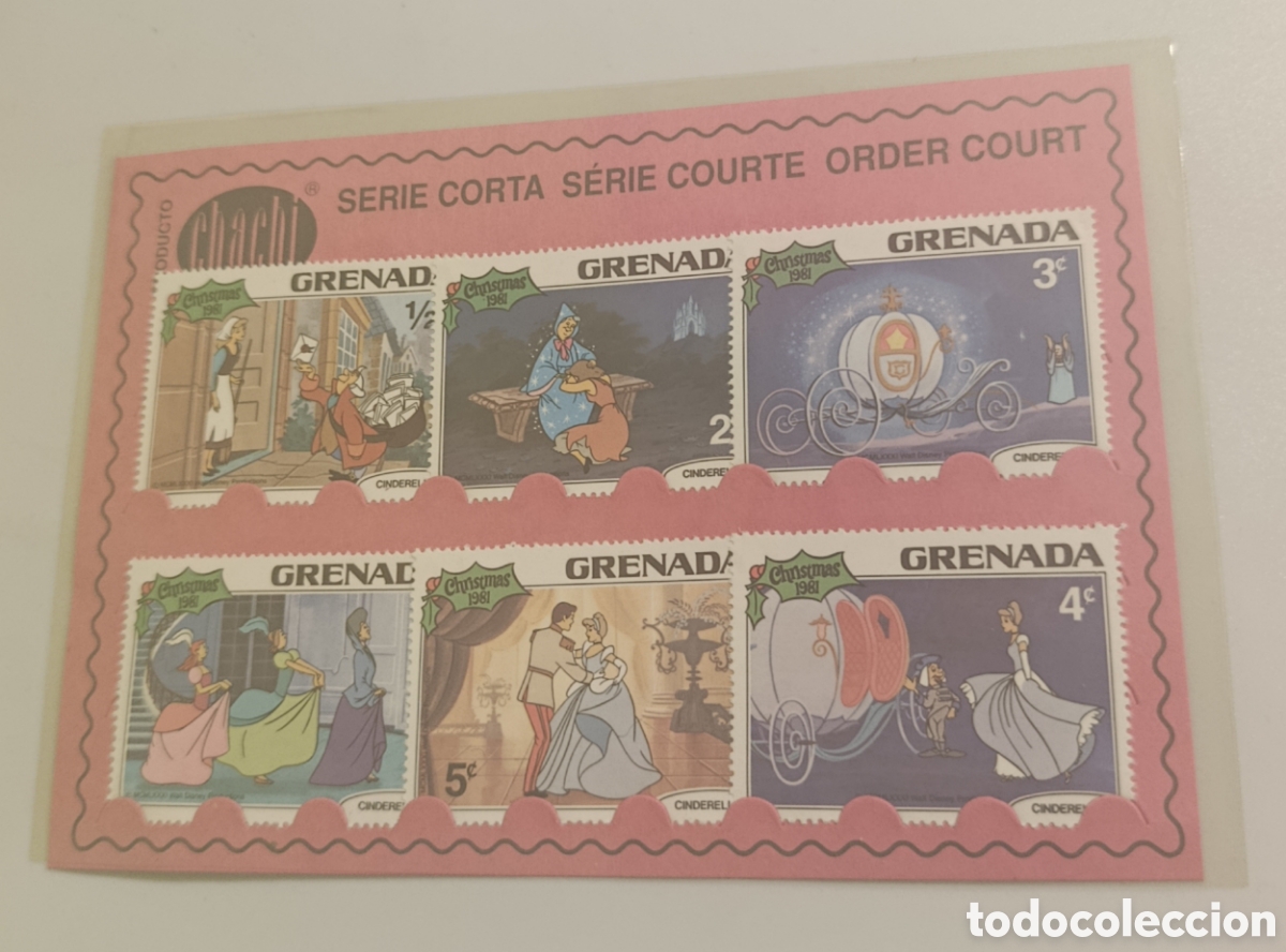 Sellos: GRENADA sellos 1981 - WALT DISNEY Cenicienta