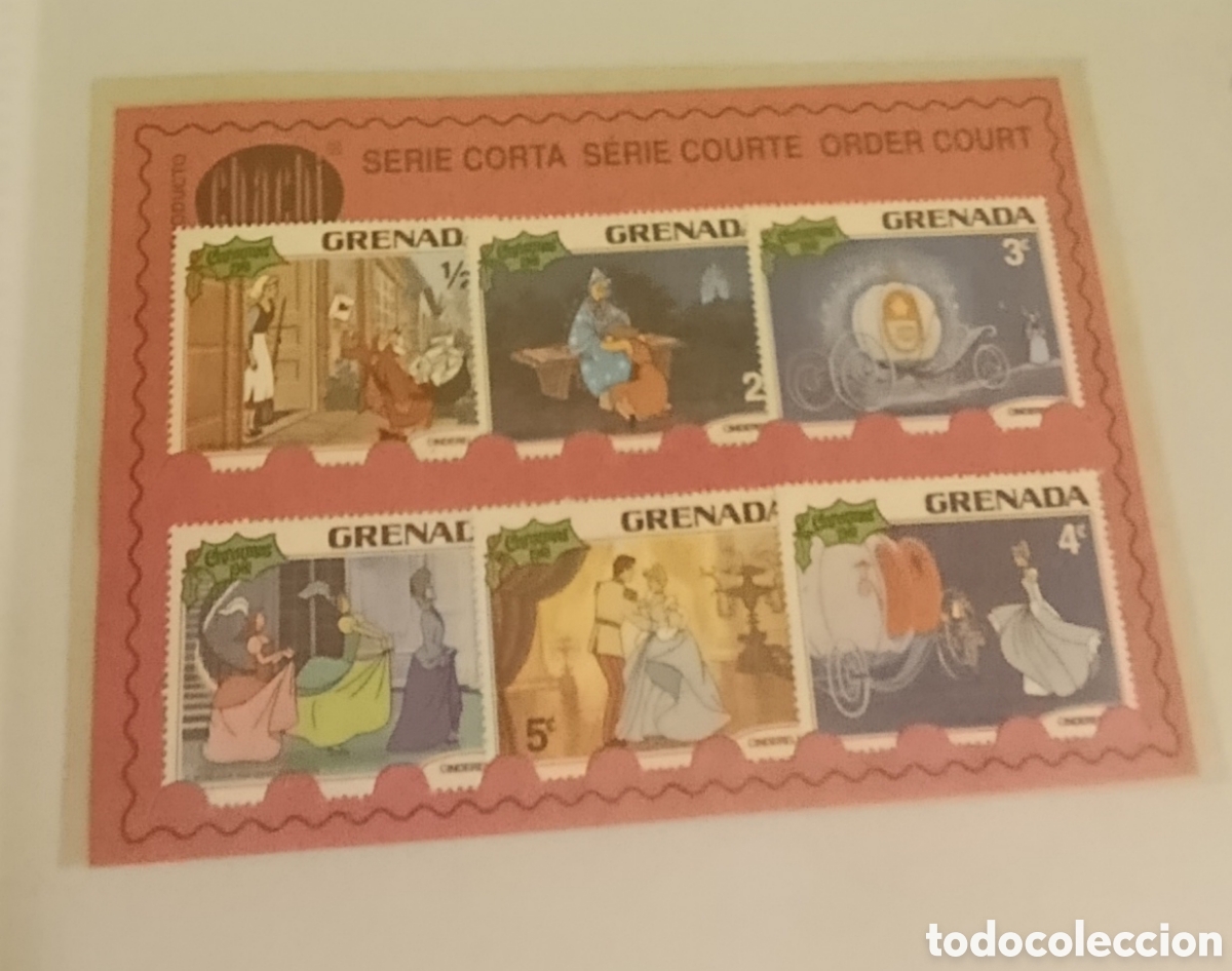 Sellos: GRENADA sellos 1981 - WALT DISNEY Cenicienta