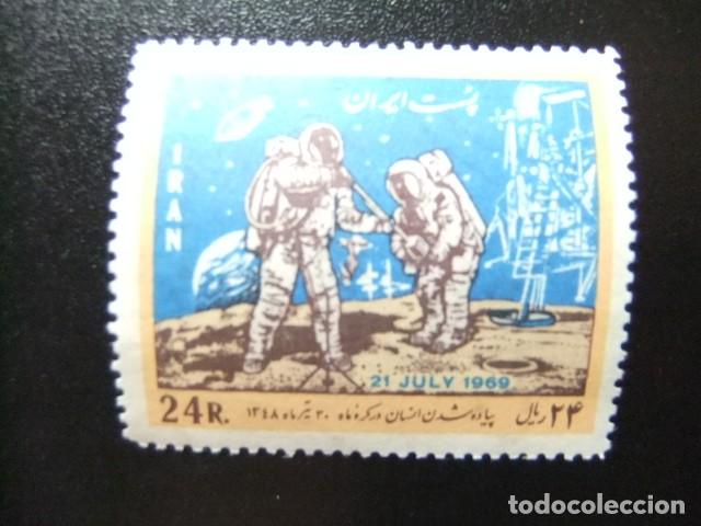 Sellos: 57 IRAN 1969 / EL HOMBRE en la LUNA 21 julio 1969 / YVERT 1295 MNH