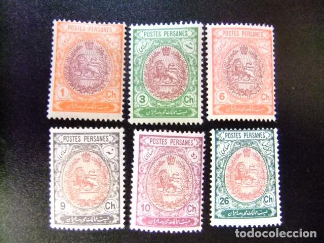 Sellos: 57 IRAN 1909 / ESCUDO de ARMAS armoiries / YVERT 269 + 271 / 274 MNH - MH