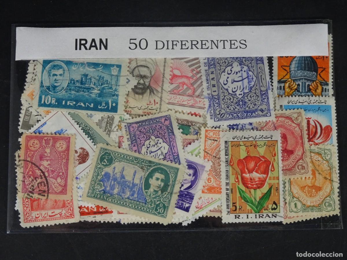Sellos: IRAN 50 SELLOS DIFERENTES, VER FOTOS