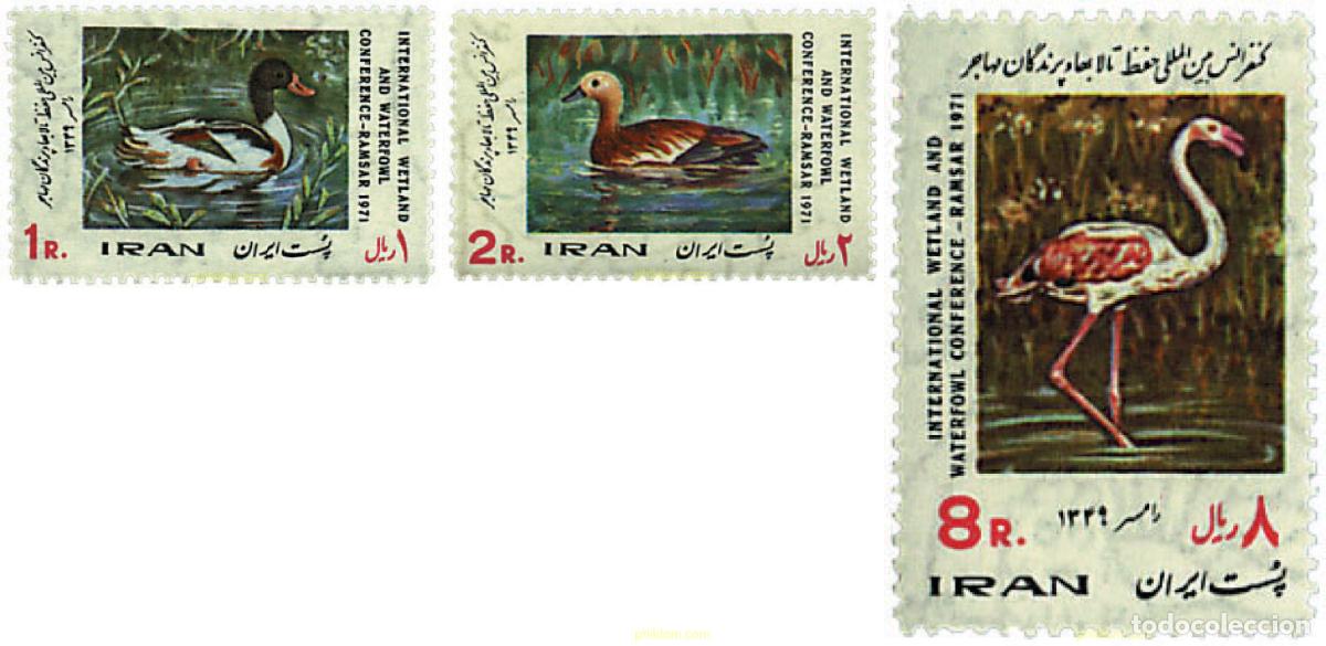 Sellos: 31450 MNH IRAN 1971 CONFERENCIA INTERNACIONAL PARA LA PROTECCION DE LAS AVES ACUATICAS