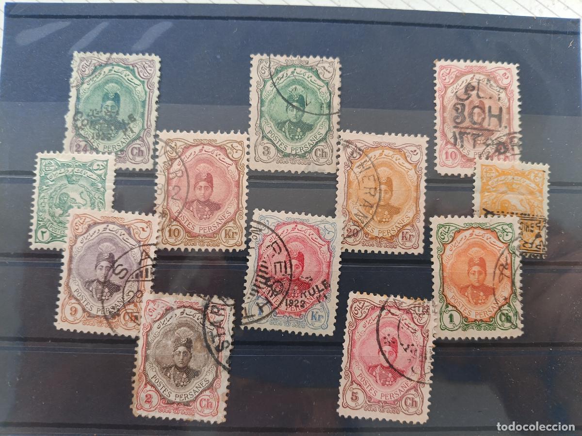 Stamps: Persia, Ir&aacute;n. Lote de sellos antiguos