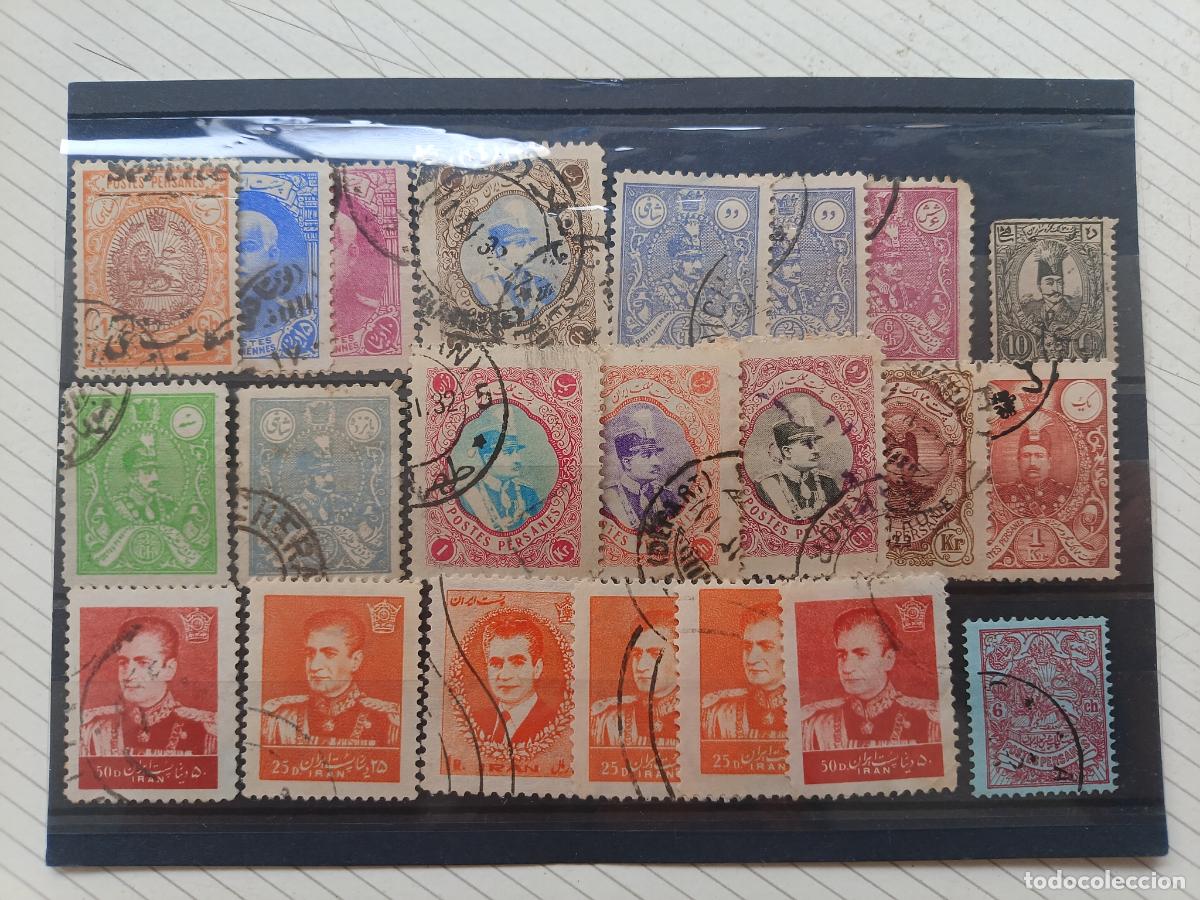 Sellos: Iran, Persia. 22 sellos