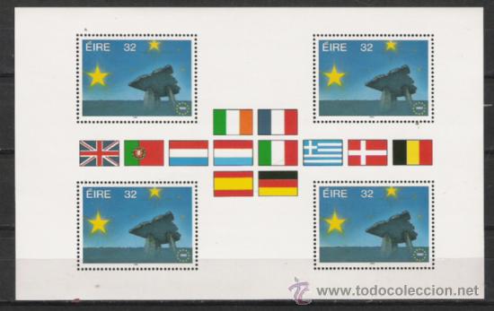 Sellos: IRLANDA  HOJA BLOQUE NUEVA - Foto 1