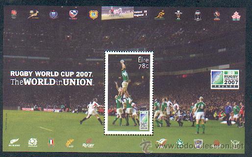 Sellos: Irlanda ** & Rugby Cup 2007 (2) - Foto 1