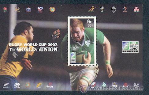 Sellos: Irlanda ** & Rugby Cup 2007 (1) - Foto 1
