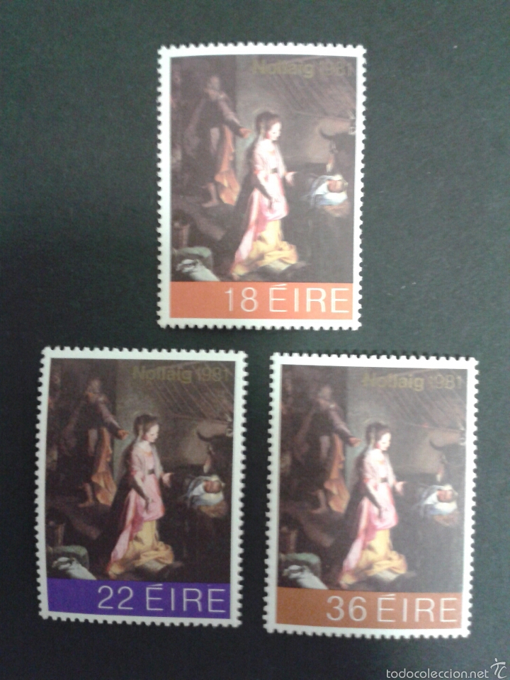 Francobolli: SELLOS DE IRLANDA. YVERT 458/60. SERIE COMPLETA NUEVA SIN CHARNELA.