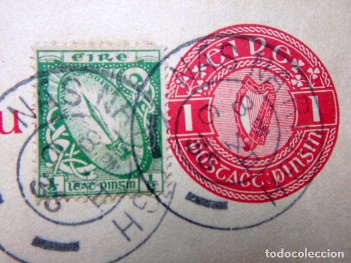 Sellos: (JX-190261)Tarjeta postal enviada desde el Estado Libre de Irlanda a Sitges (Barcelona )1935. - Foto 3 - 152004162