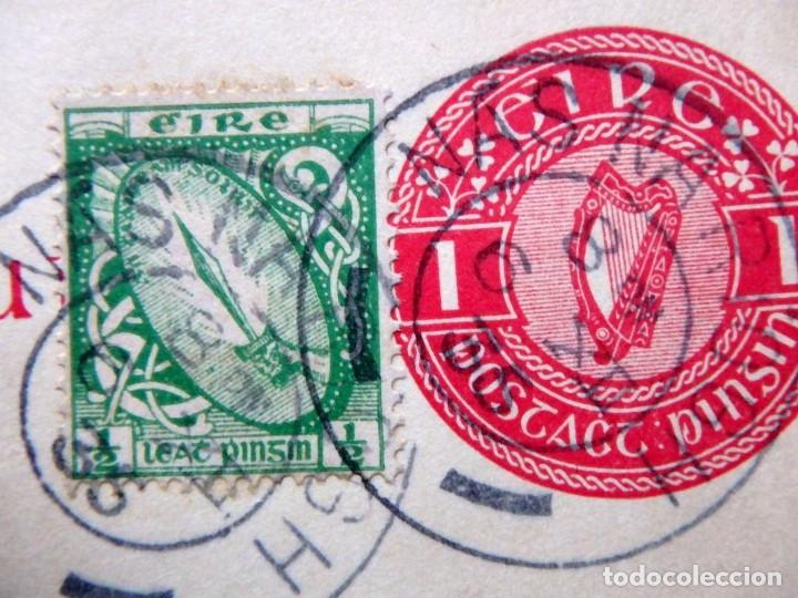 Sellos: (JX-190261)Tarjeta postal enviada desde el Estado Libre de Irlanda a Sitges (Barcelona )1935. - Foto 4 - 152004162