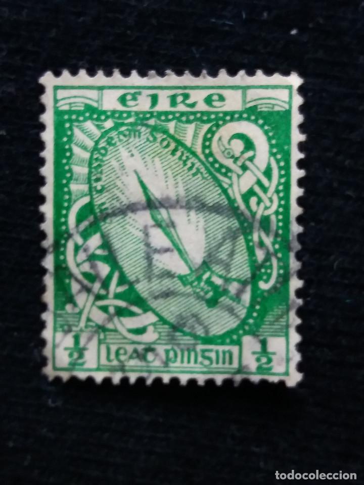 Sellos: IRLANDA, ESPADA EIRE,1,2D, A&Ntilde;O 1922. - Foto 1