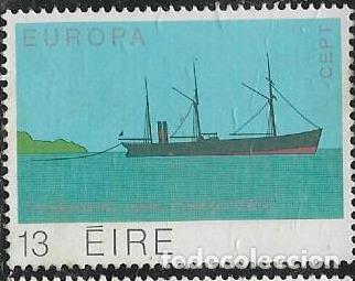 Sellos: IRLANDA YVERT 416, BARCOS - Foto 1