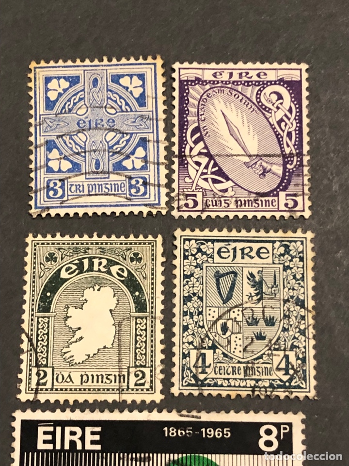 Sellos: Lote de 8 sellos Eire Irlanda - Foto 2