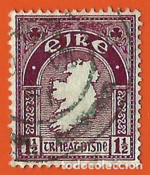 Sellos: IRLANDA. 1942. MAPA - Foto 1
