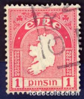 Sellos: Irlanda. Mapa. 1941-44. YT-79. - Foto 1