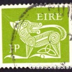 Sellos: IRLANDA. PERRO, BROCHE. 1968-69. YT-212- USADO SIN CHARNELA. Lote 401207619