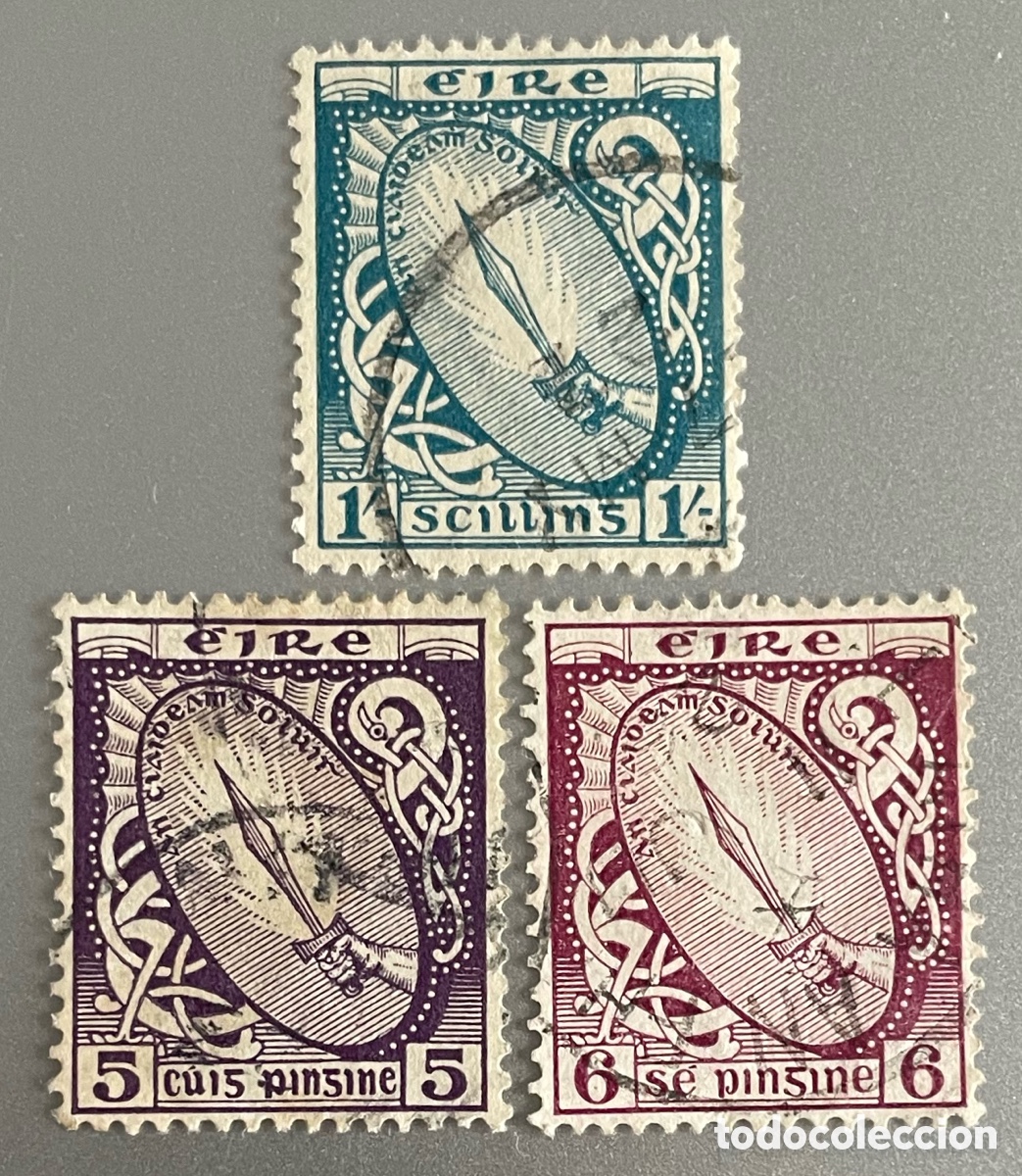 Sellos: Irlanda. Espada de luz. 1940 - Foto 1