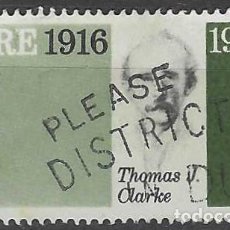 Francobolli: IRLANDA 1966 - PERSONAJES, THOMAS J. KLARKE - USADO