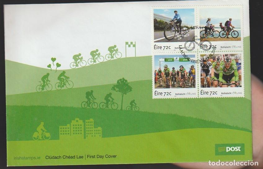 Sellos: Eire Ireland 2016 - Cycling FDC - Foto 1