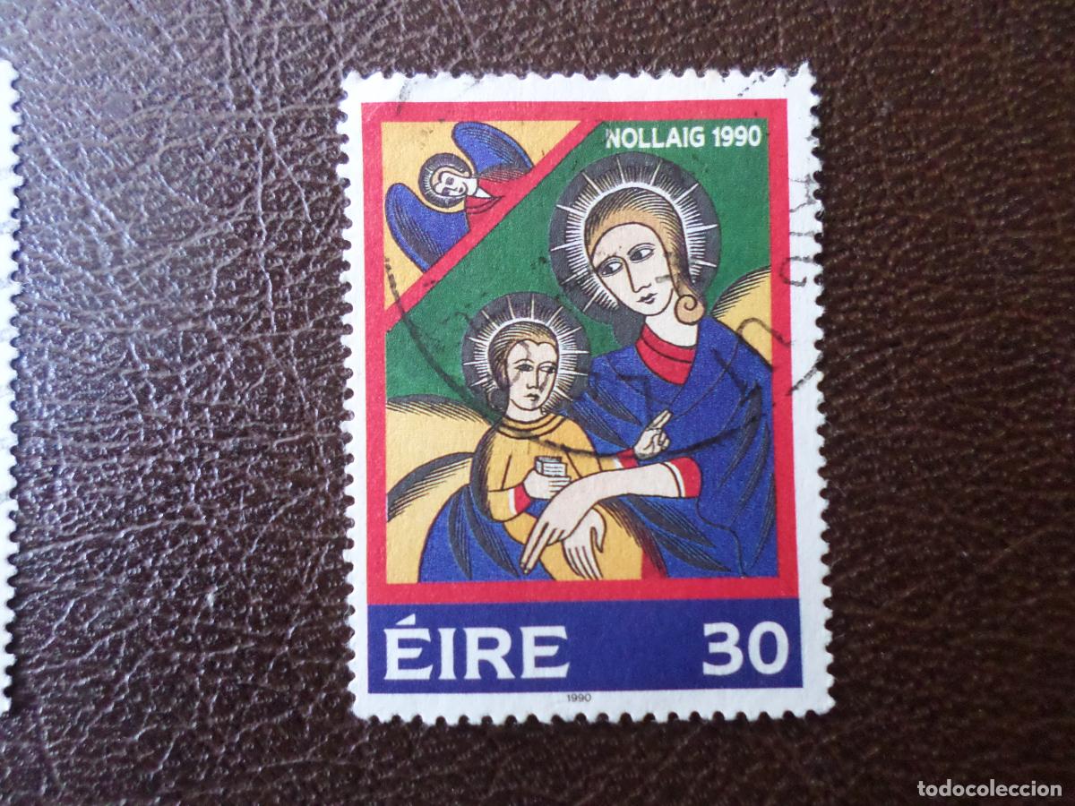 Sellos: .irlanda, 1990, navidad, Yvert 741 - Foto 1