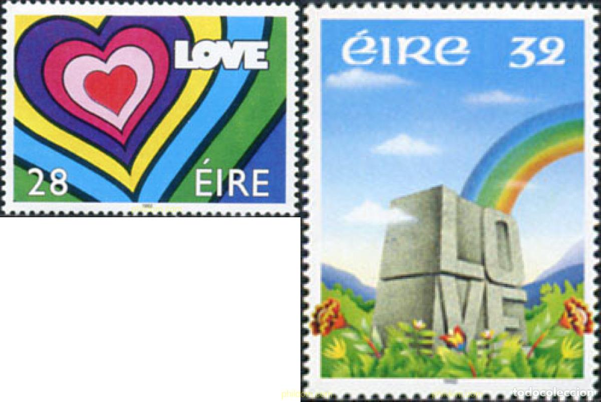 Sellos: 164969 MNH IRLANDA 1992 DIA DE SAN VALENTIN