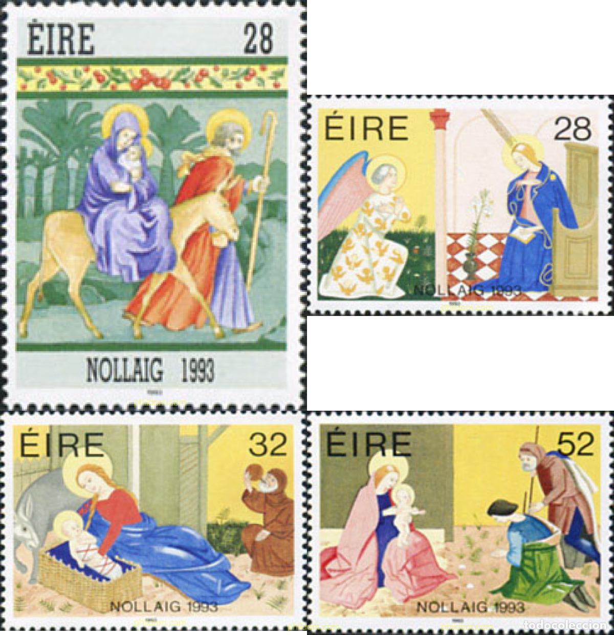 Sellos: 147282 MNH IRLANDA 1993 NAVIDAD