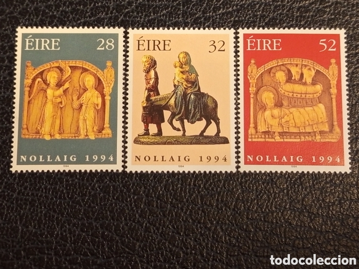 Sellos: Irlanda 1994 - Navidad (Nollaig) - 3 valores - Scott #949-951 / Michel #879-881 MNH