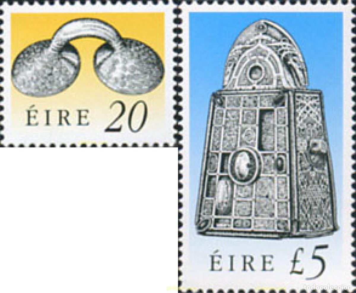Sellos: 216528 MNH IRLANDA 1991 TESOROS DE ARTE DE IRLANDA