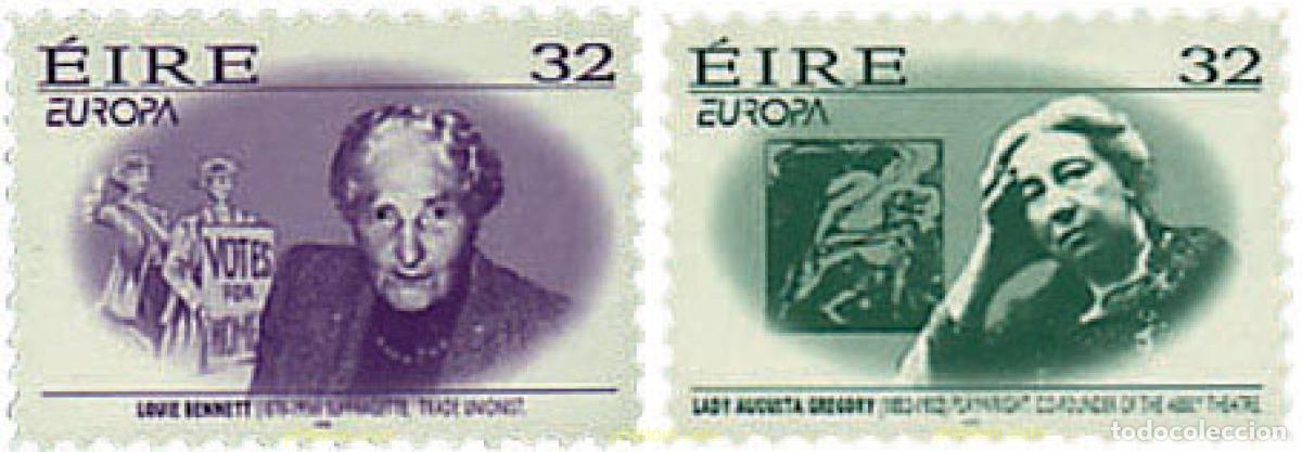 Sellos: 63016 MNH IRLANDA 1996 EUROPA CEPT. MUJERES CELEBRES