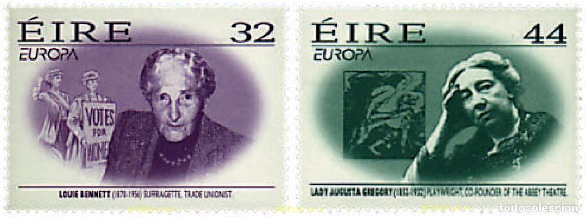 Sellos: 63015 MNH IRLANDA 1996 EUROPA CEPT. MUJERES CELEBRES