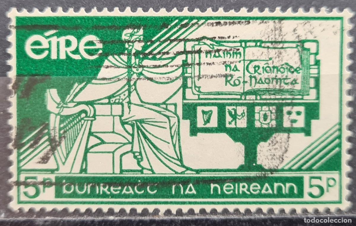 Sellos: Sello usado de Irlanda 1958: XXI aniversario de la Constituci&oacute;n