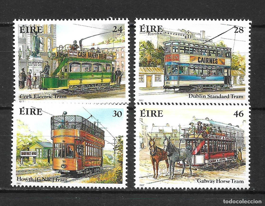 Sellos: irlanda 1987 scott 681-684 ** mnh trenes - 23/2
