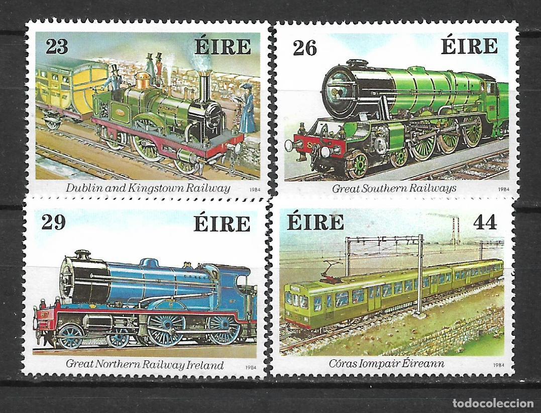 Sellos: irlanda 1984 scott 581-584 ** mnh trenes - 23/2