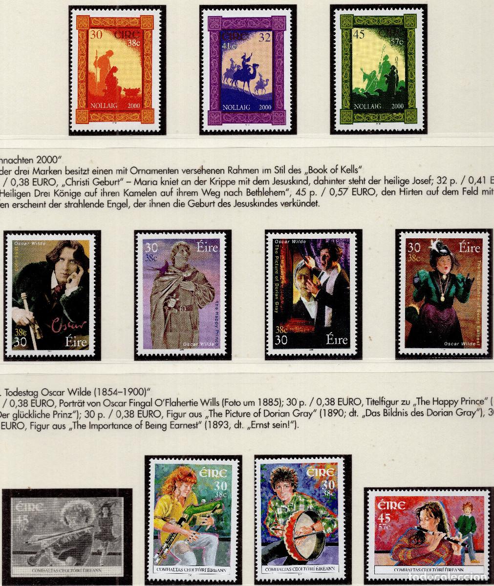 Sellos: IRLANDA 2000-2001 STAMP MICHEL IE 1287-1289+1225-1229+1318+1317+1319