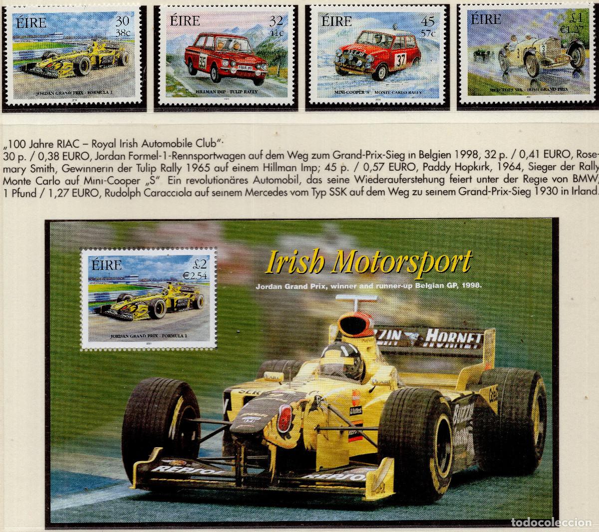 Sellos: IRLANDA 2001 STAMP MICHEL IE 1323-1326+BL38