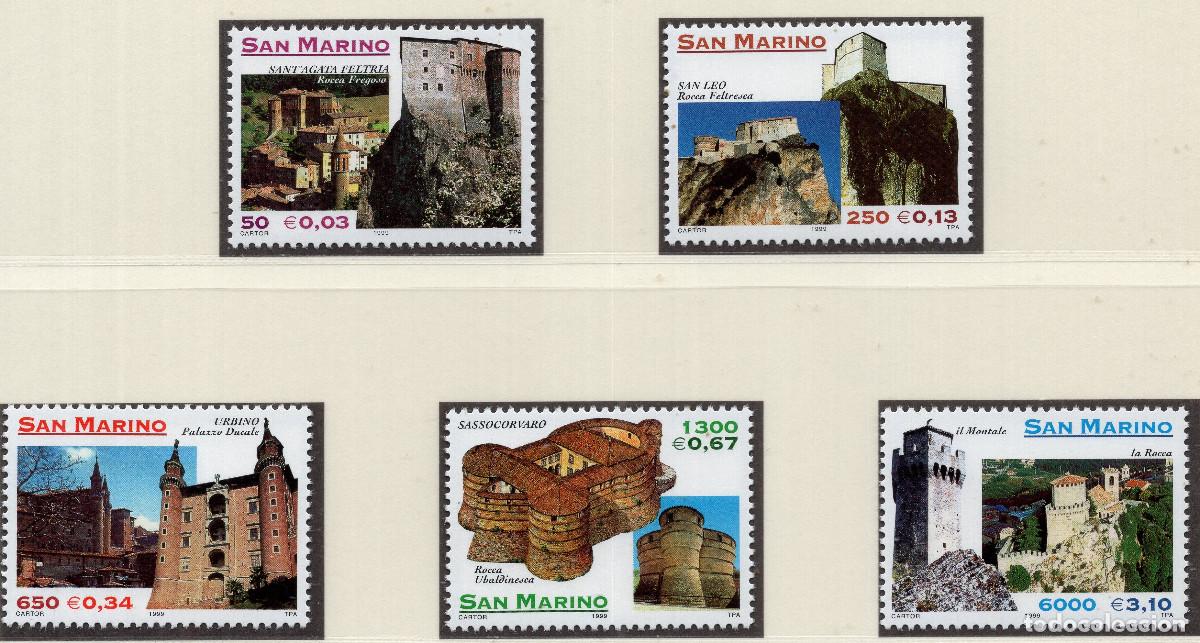 Sellos: SAN MARINO 1999 STAMP MICHEL SM 1850-1854