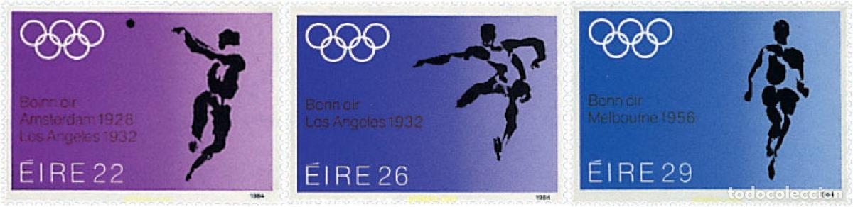 Sellos: 66717 MNH IRLANDA 1984 MEDALLAS OLIMPICAS IRLANDESAS