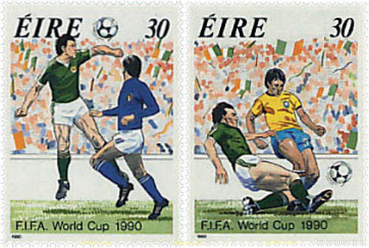 Sellos: 66746 MNH IRLANDA 1990 COPA DEL MUNDO DE FUTBOL. ITALIA-90