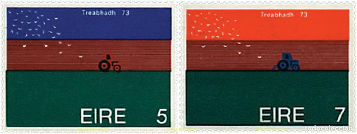 Sellos: 41988 MNH IRLANDA 1973 CAMPEONATOS DEL MUNDO DE ARADO