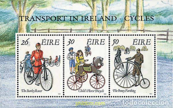 Sellos: 66747 MNH IRLANDA 1991 BICICLETAS