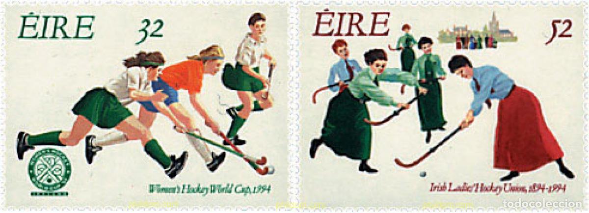 Sellos: 66783 MNH IRLANDA 1994 CENTENARIO DE LA UNION IRLANDESA DE HOCKEY