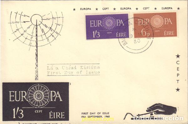 Sellos: 600202 MNH IRLANDA 1960 EUROPA CEPT. RUEDA CON 19 RADIOS