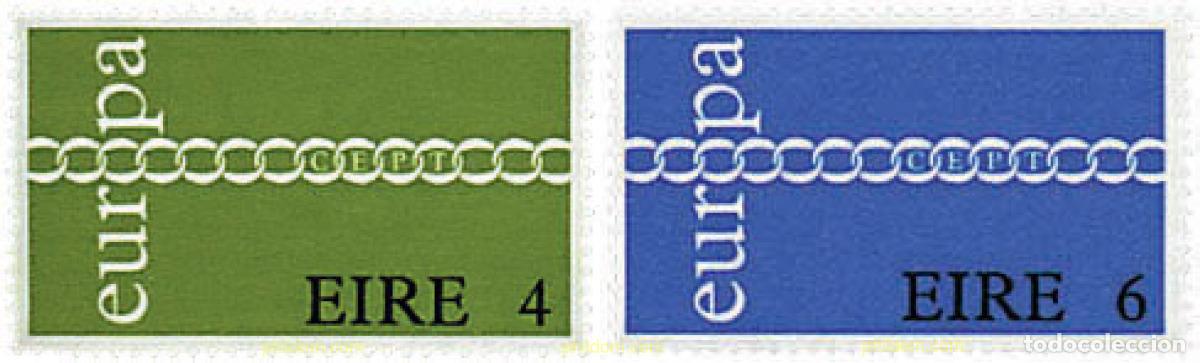 Sellos: 76967 MNH IRLANDA 1971 EUROPA CEPT. FRATERNIDAD Y COOPERACION